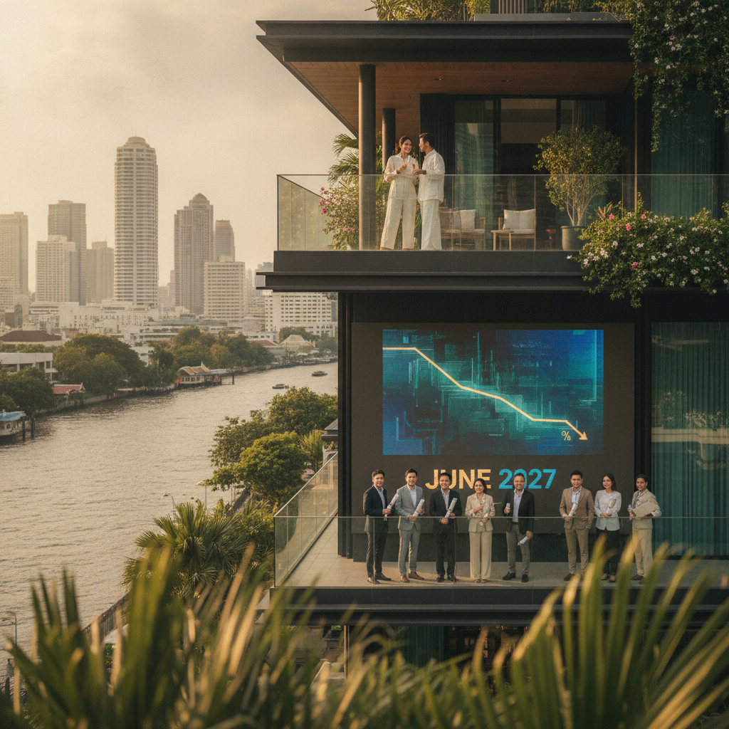Extended 0.01% Property Transfer Fee Until June 2027: Bangkok's Last Window to Buy Below Market Closing Costs