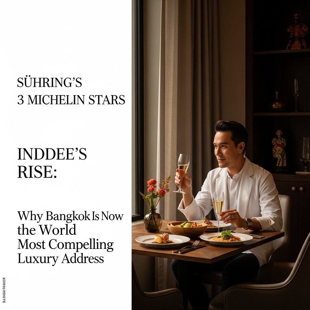 Sühring's 3 Michelin Stars & INDDEE's Rise: Why Bangkok Is Now the World's Most Compelling Luxury Address