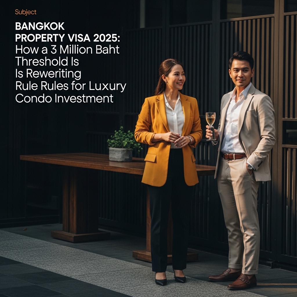 Bangkok Property Visa 2025: How a 3 Million Baht Threshold Is Rewriting the Rules for Luxury Condo Investment