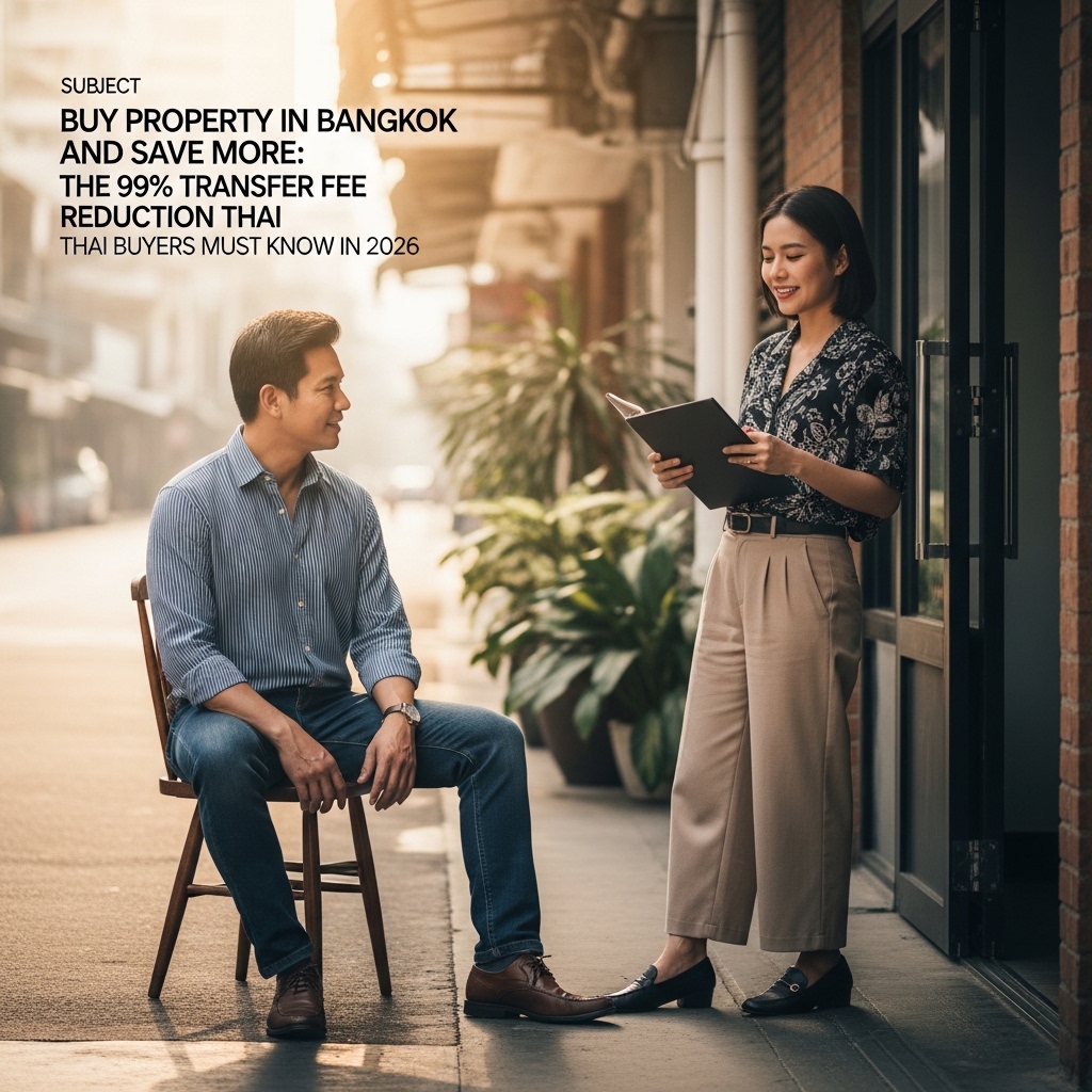 Buy Property in Bangkok and Save More: The 99% Transfer Fee Reduction Thai Buyers Must Know in 2026