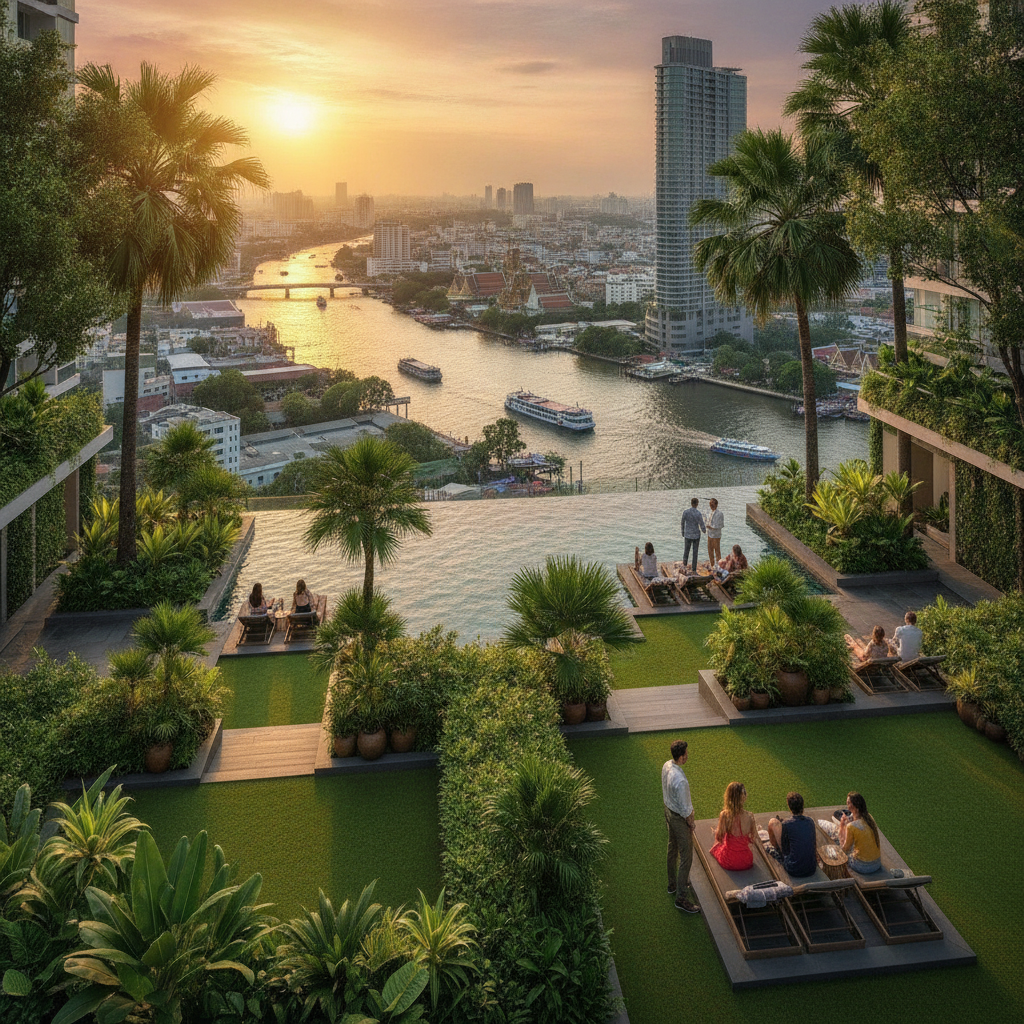 Chao Phraya Waterfront Condo Green Space: Bangkok's Riverfront Transformation Explained