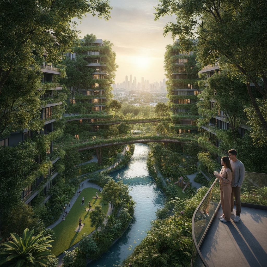 Mulberry Grove The Forestias: Biophilic Design and Forest Access for Remote Workers