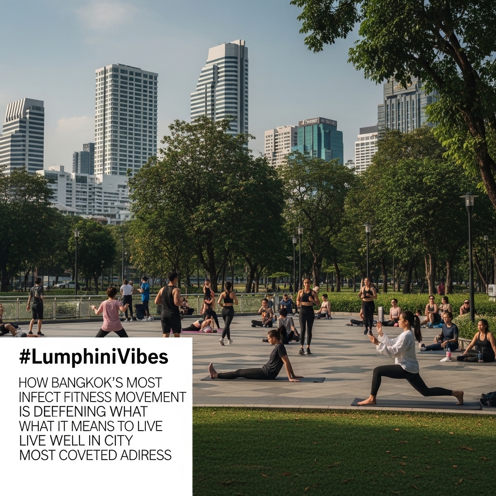 #LumphiniVibes: How Bangkok's Most Infectious Fitness Movement Is Redefining What It Means to Live Well in the City's Most Coveted Address