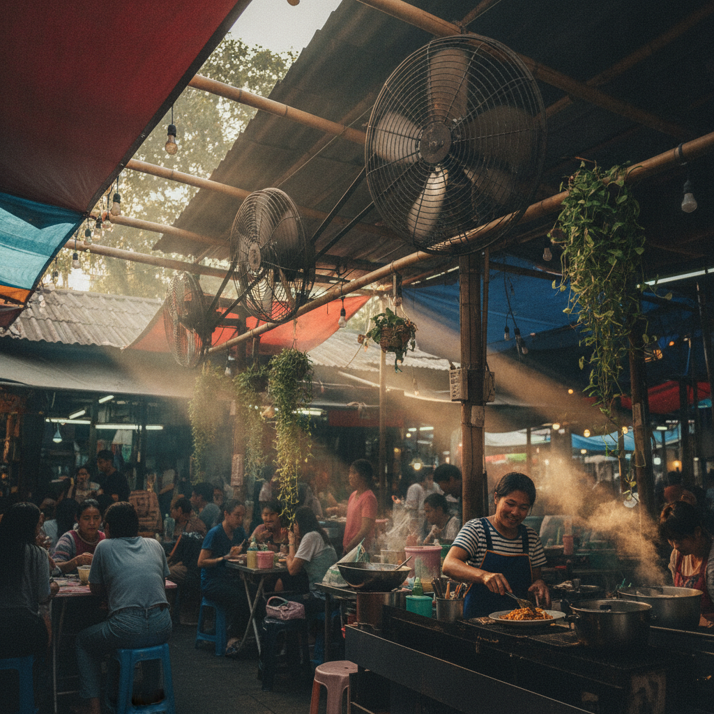 Lumpini Park's New Hawker Center: Street Food Culture Meets Sustainable Design