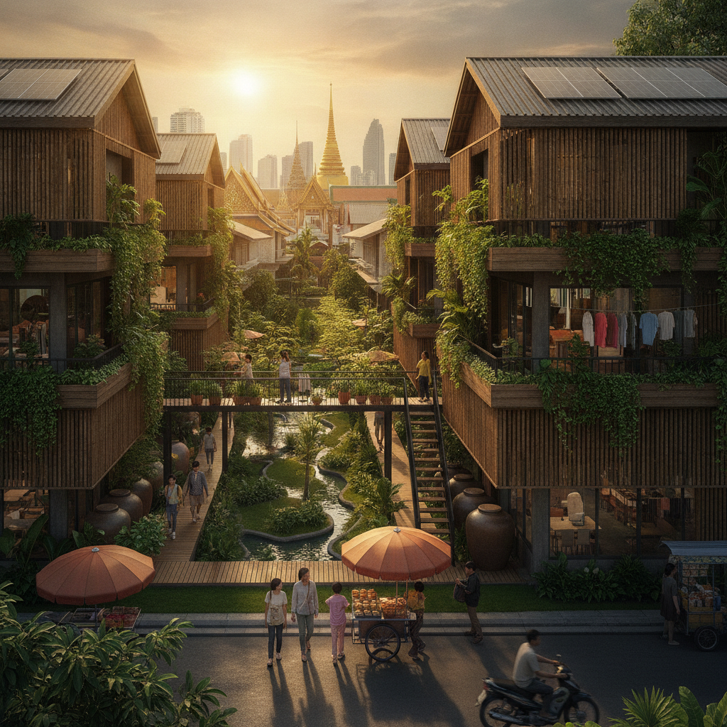 Sustainable Housing Bangkok Din Daeng: NHA's 13,000 Eco-Friendly Units Explained