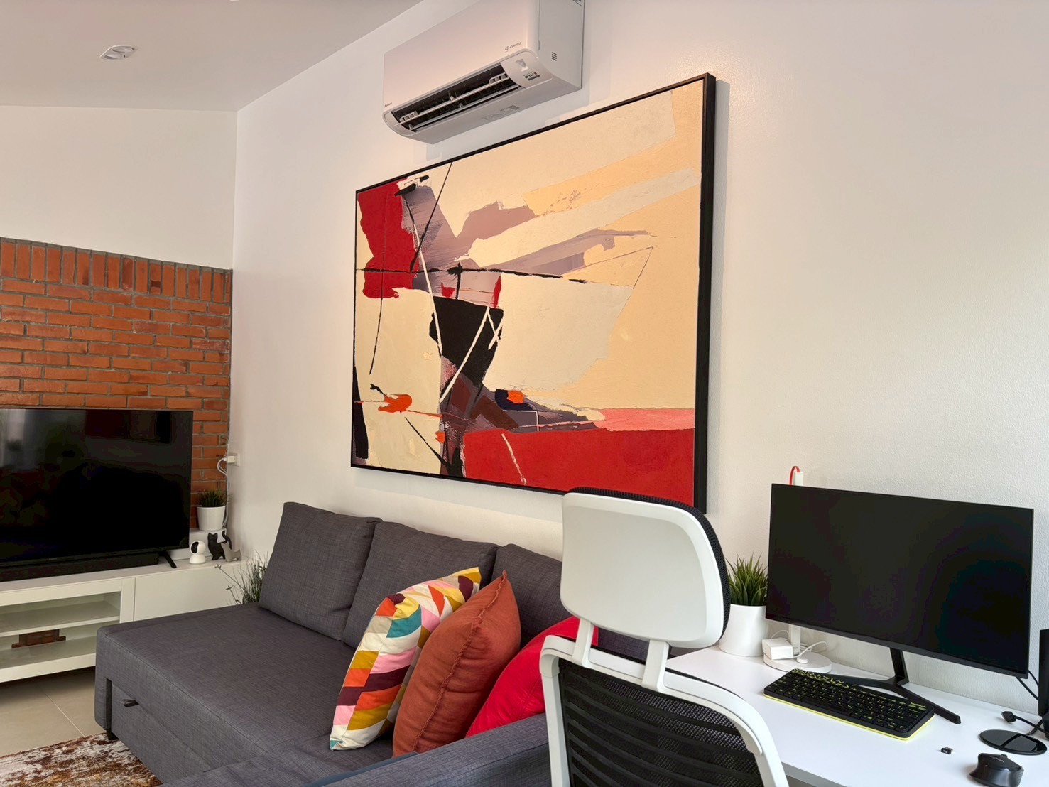 Minimalist Seating Area.